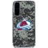 NHL Colorado Avalanche Camo Galaxy A36 5G Clear Case