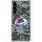NHL Colorado Avalanche Camo Galaxy S24 FE Clear Case