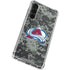 NHL Colorado Avalanche Camo Galaxy S24 FE Clear Case