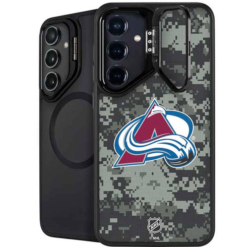 NHL Colorado Avalanche Camo Galaxy S24 Plus Kickstand Case