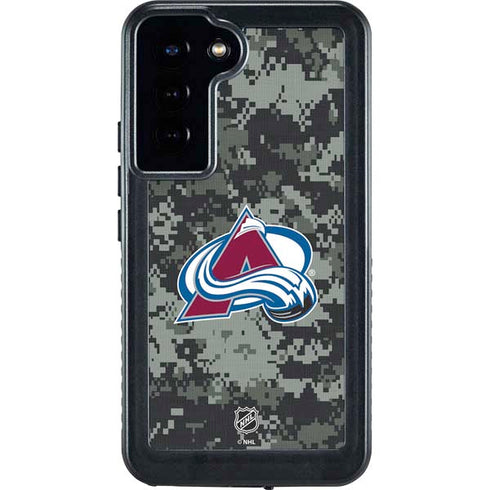 NHL Colorado Avalanche Camo Galaxy S24 Plus Waterproof Case