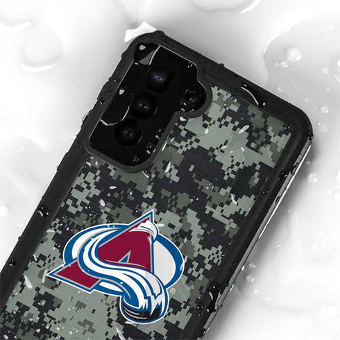 NHL Colorado Avalanche Camo Galaxy S24 Plus Waterproof Case