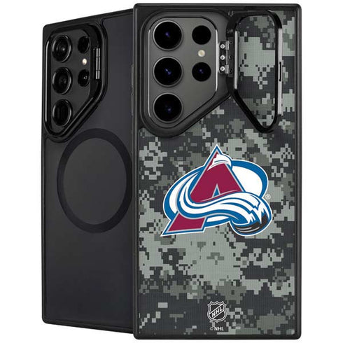 NHL Colorado Avalanche Camo Galaxy S25 Ultra Kickstand Case