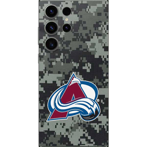 NHL Colorado Avalanche Camo Galaxy S25 Ultra Skin