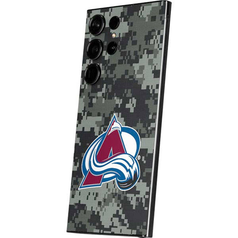 NHL Colorado Avalanche Camo Galaxy S25 Ultra Skin