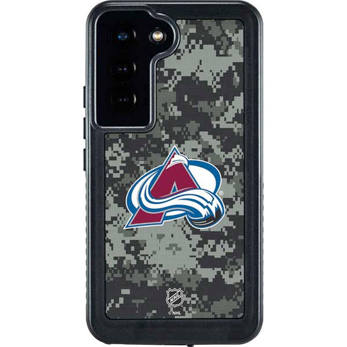 NHL Colorado Avalanche Camo Galaxy S24 Waterproof Case