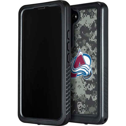 NHL Colorado Avalanche Camo Galaxy S24 Waterproof Case