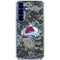 NHL Colorado Avalanche Camo Galaxy S25 Clear Case