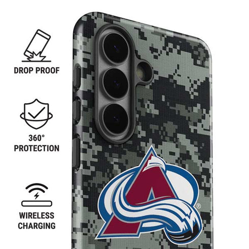 NHL Colorado Avalanche Camo Galaxy S26 Plus Impact Case