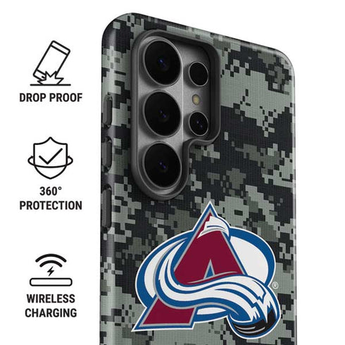 NHL Colorado Avalanche Camo Galaxy S26 Ultra Impact Case