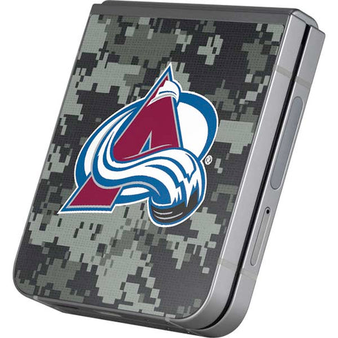 NHL Colorado Avalanche Camo Galaxy Z Flip6 Skin
