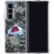NHL Colorado Avalanche Camo Galaxy Z Fold5 5G Clear Case