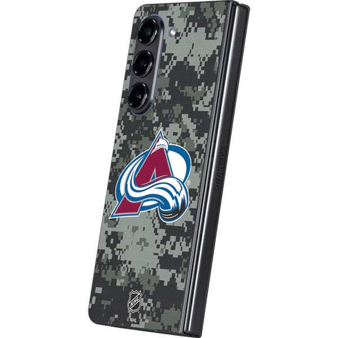NHL Colorado Avalanche Camo Galaxy Z Fold5 5G Skin