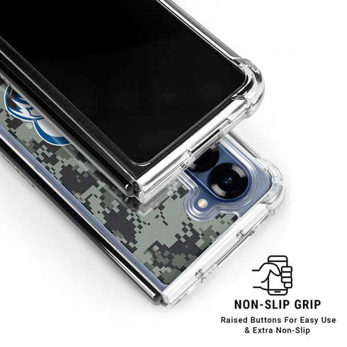NHL Colorado Avalanche Camo Galaxy Z Fold6 Clear Case