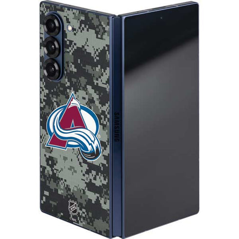 NHL Colorado Avalanche Camo Galaxy Z Fold6 Skin