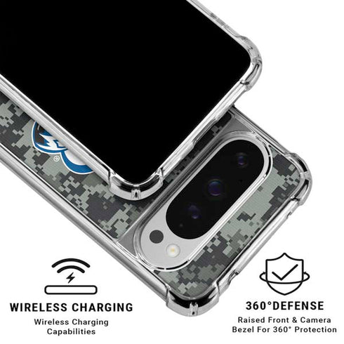 NHL Colorado Avalanche Camo Google Pixel 10 Pro XL Clear Case