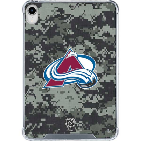 NHL Colorado Avalanche Camo iPad 11th Gen (2025) Clear Case