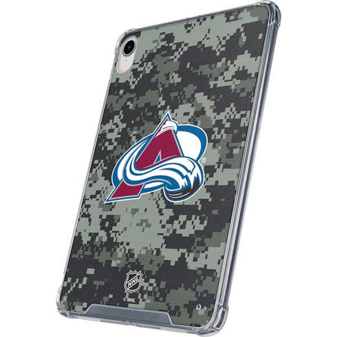 NHL Colorado Avalanche Camo iPad 11th Gen (2025) Clear Case