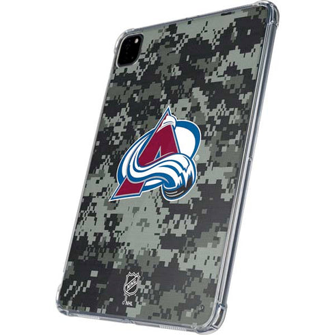 NHL Colorado Avalanche Camo iPad Pro 11in (2024) Clear Case
