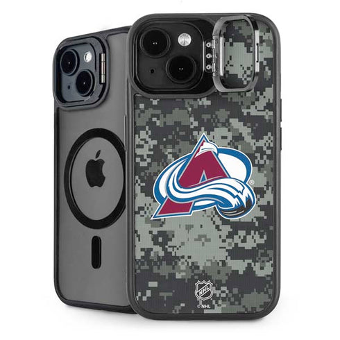 NHL Colorado Avalanche Camo iPhone 13 Kickstand Case
