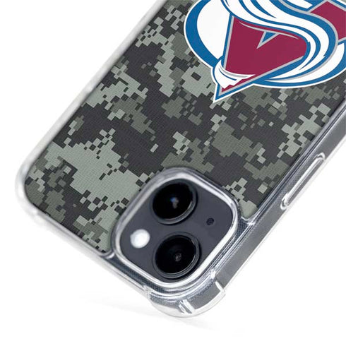 NHL Colorado Avalanche Camo iPhone 14 MagSafe Case