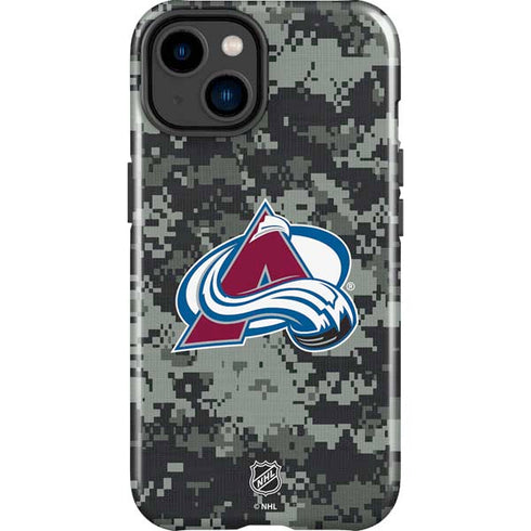 NHL Colorado Avalanche Camo iPhone 15 Impact Case