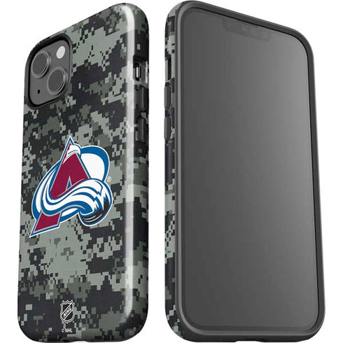 NHL Colorado Avalanche Camo iPhone 15 Impact Case