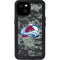 NHL Colorado Avalanche Camo iPhone 15 Plus Waterproof Case