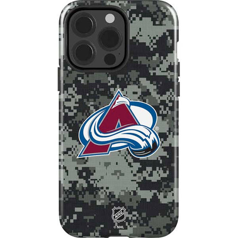 NHL Colorado Avalanche Camo iPhone 15 Pro Impact Case