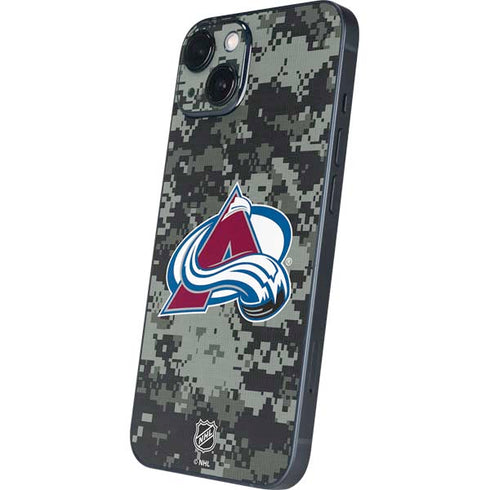 NHL Colorado Avalanche Camo iPhone 15 Skin