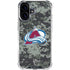 NHL Colorado Avalanche Camo iPhone 16 Clear Case