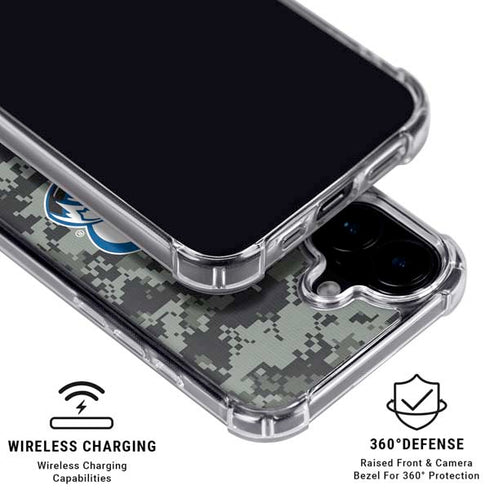 NHL Colorado Avalanche Camo iPhone 16 Clear Case