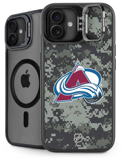 NHL Colorado Avalanche Camo iPhone 16 Kickstand Case
