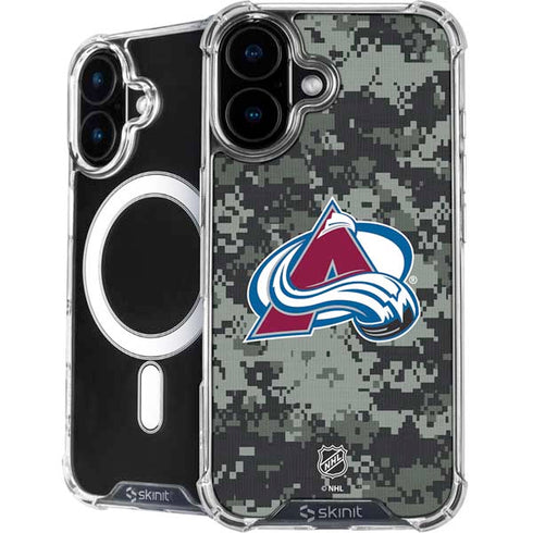 NHL Colorado Avalanche Camo iPhone 16 MagSafe Case