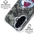 NHL Colorado Avalanche Camo iPhone 16 Plus Clear Case