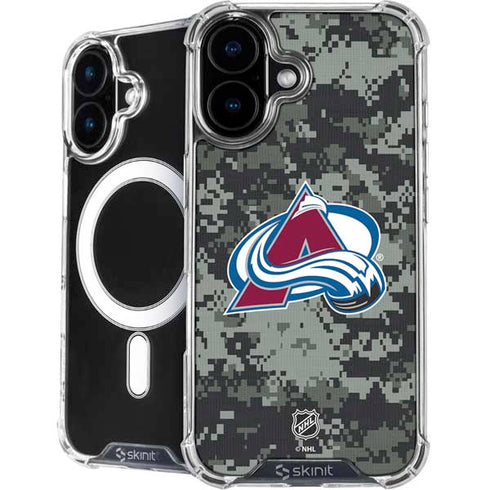 NHL Colorado Avalanche Camo iPhone 16 Plus MagSafe Case