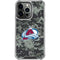 NHL Colorado Avalanche Camo iPhone 16 Pro Clear Case