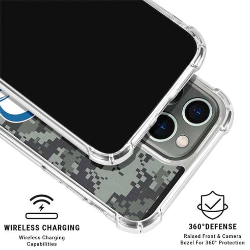 NHL Colorado Avalanche Camo iPhone 16 Pro Clear Case