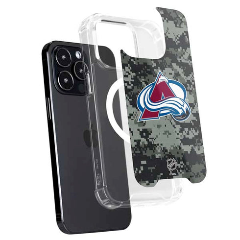 NHL Colorado Avalanche Camo iPhone 16 Pro MagSafe Case