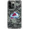 NHL Colorado Avalanche Camo iPhone 16 Pro Max Clear Case