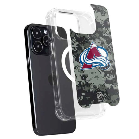 NHL Colorado Avalanche Camo iPhone 16 Pro Max MagSafe Case