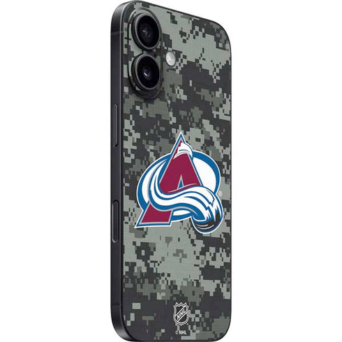 NHL Colorado Avalanche Camo iPhone 16 Skin