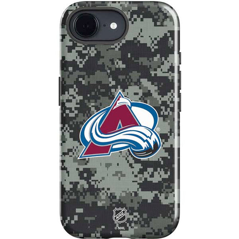 NHL Colorado Avalanche Camo iPhone 16e Impact Case