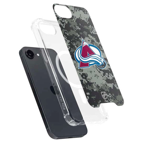 NHL Colorado Avalanche Camo iPhone 16e MagSafe Case