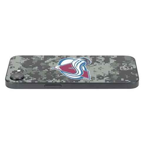 NHL Colorado Avalanche Camo iPhone 16e Skin