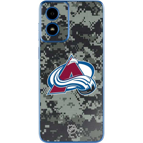 NHL Colorado Avalanche Camo Moto G Play 4G (2024) Skin