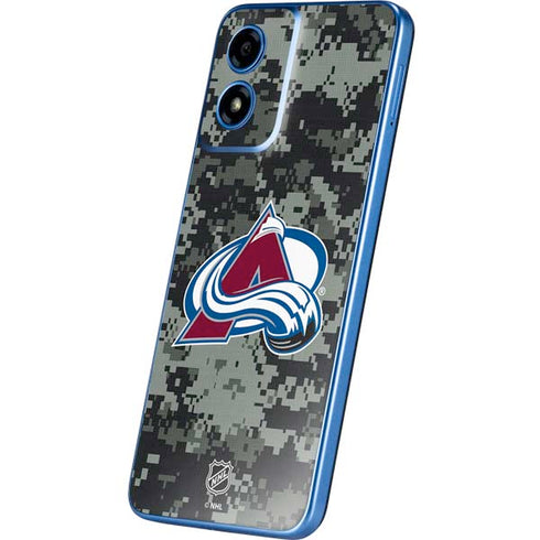 NHL Colorado Avalanche Camo Moto G Play 4G (2024) Skin