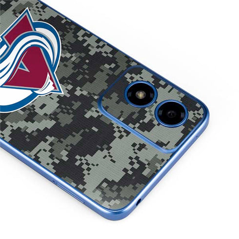 NHL Colorado Avalanche Camo Moto G Play 4G (2024) Skin