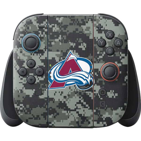 NHL Colorado Avalanche Camo Nintendo Skins