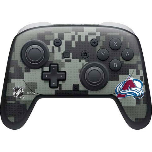 NHL Colorado Avalanche Camo Nintendo Switch 2 (2025) Pro Controller Skin